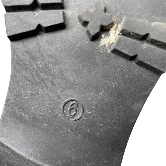 MIA Miki Snake Print Combat Boots Womens 6 Lace Up Faux Leather Lug Sole Grunge - Picture 12 of 12